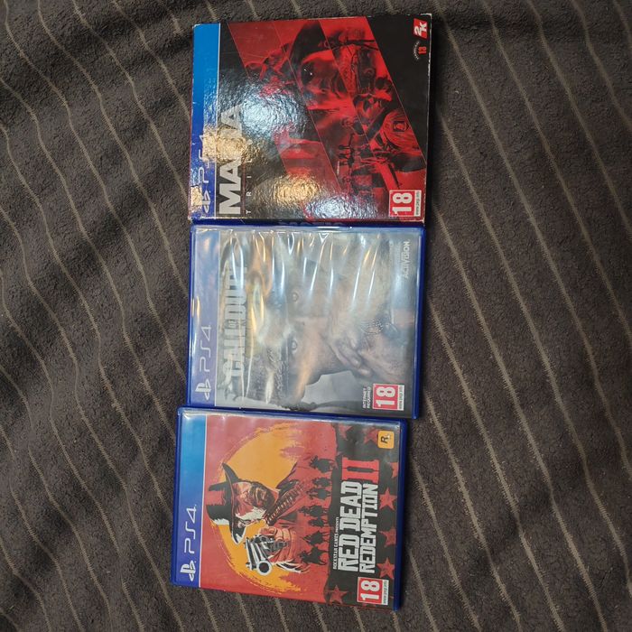 Комплект ігор для PS4 (Red Dead Redemption 2, Mafia Trilogy, Call of Duty)