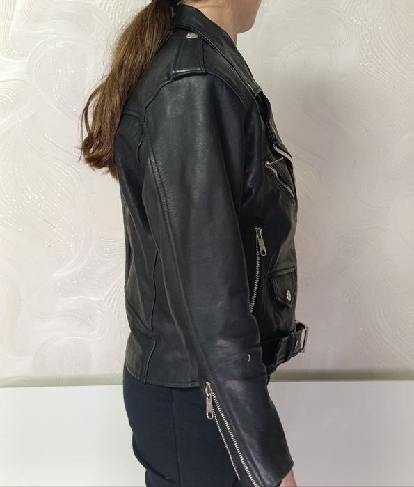 Шкіряна підліткова косуха XS