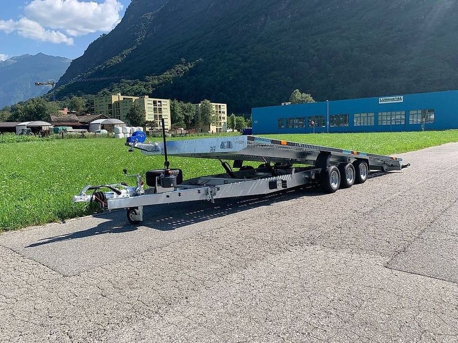 Wynajem laweta przyczepa 3.5t 6x2.16 uchylna pomoc drogowa autolaweta