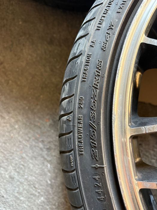 4 jantes 18” Tenzo R, ET25, pneus 215/35/18