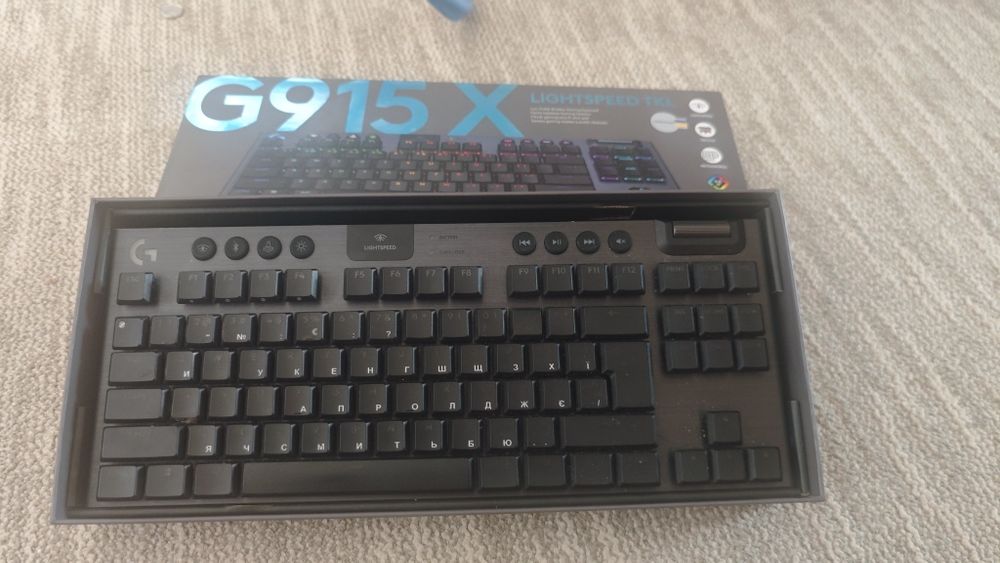 Клавіатура Logitech G915 X Lightspeed TKL