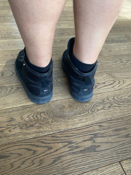 Wysokie męskie buty sneakersy wiązane Tommy Hilfiger 44