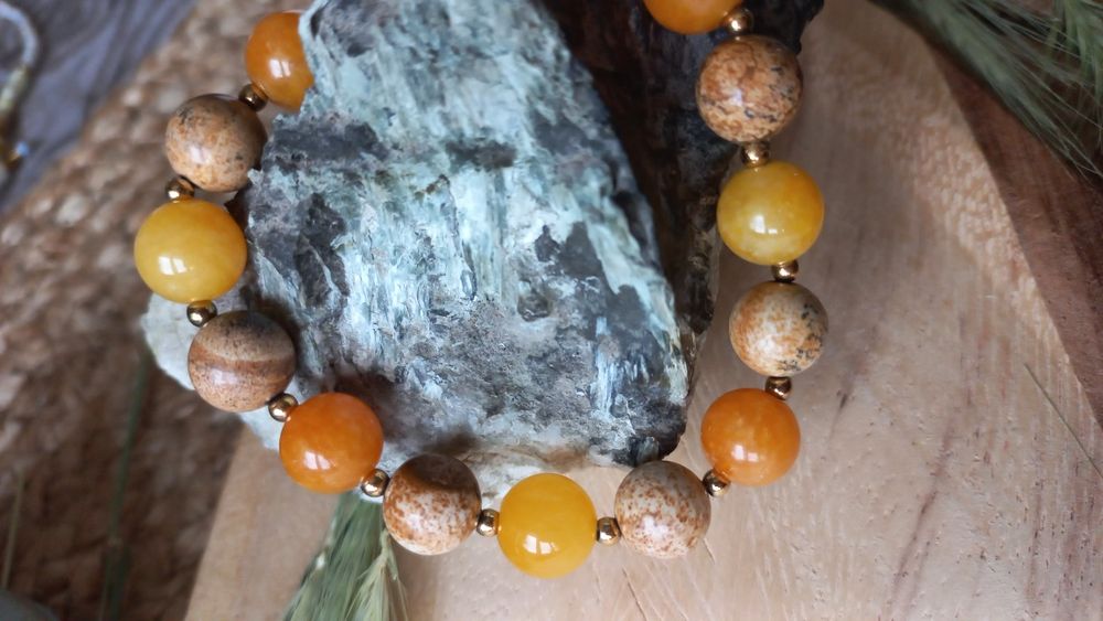 Bransoletka z kamieni naturalnych