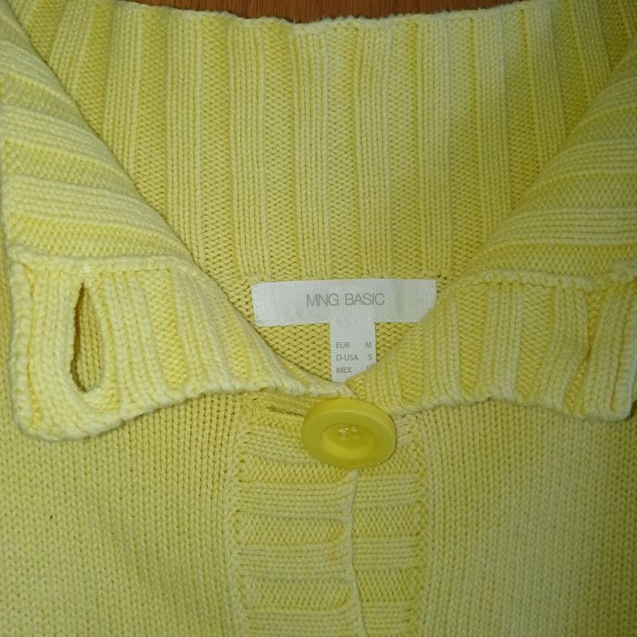 Casaco malhinha fina Mango