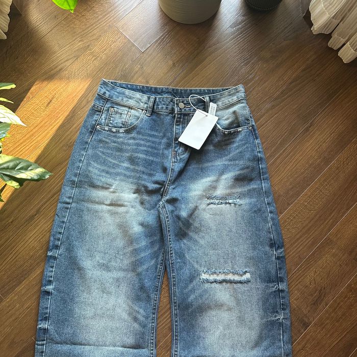 Bootcut baggy distressed джинси клеш буткат Levi’s true religion реп