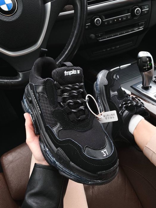 Buty Balenciaga Triple s Clear sole black