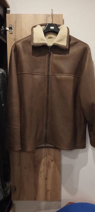 Kożuch męski skórzany