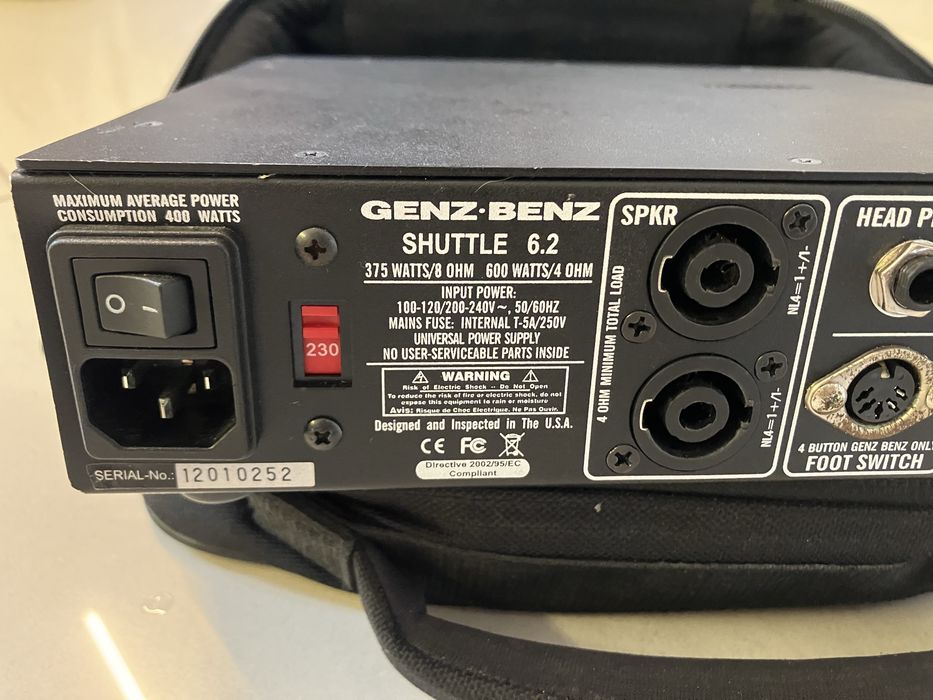 Wzmacniacz basowy Genz Benz Shuttle 6.2 600W Bass ! UNIKAT !