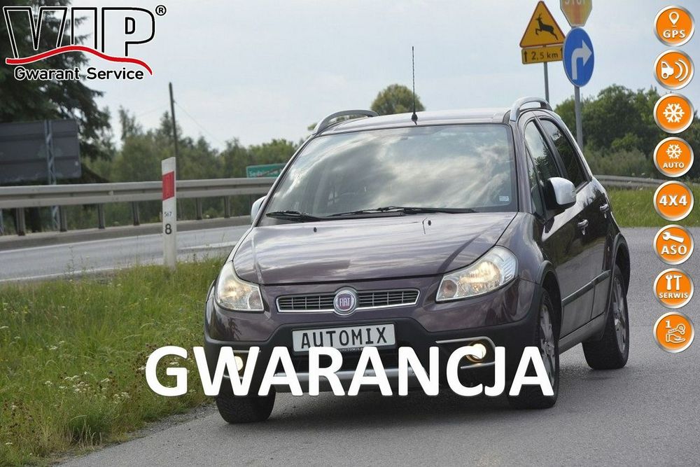 Fiat Sedici 1.6 4x4 nawigacja climatronic gwarancja przebiegu WŁOCHY bezwypadkowy