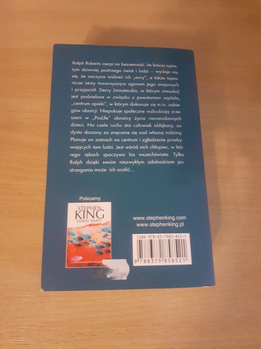 Stephen King Bezsenność