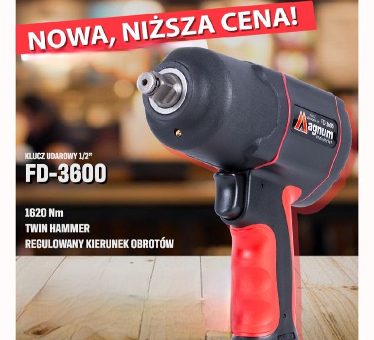 Profesjonalny klucz udarowy Pneumatyczny 1620Nm  MAGNUM