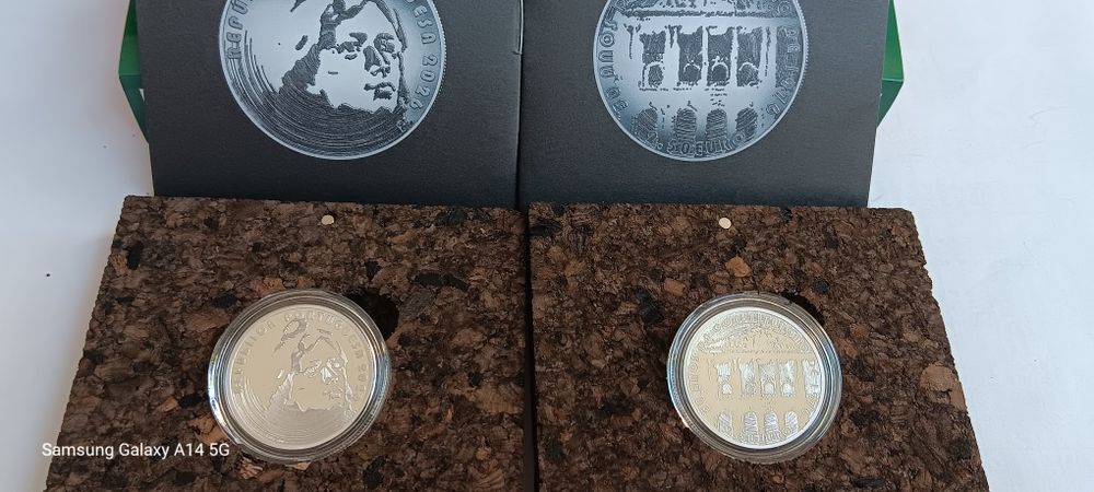 Moedas dos 50 anos da Constituição Portuguesa