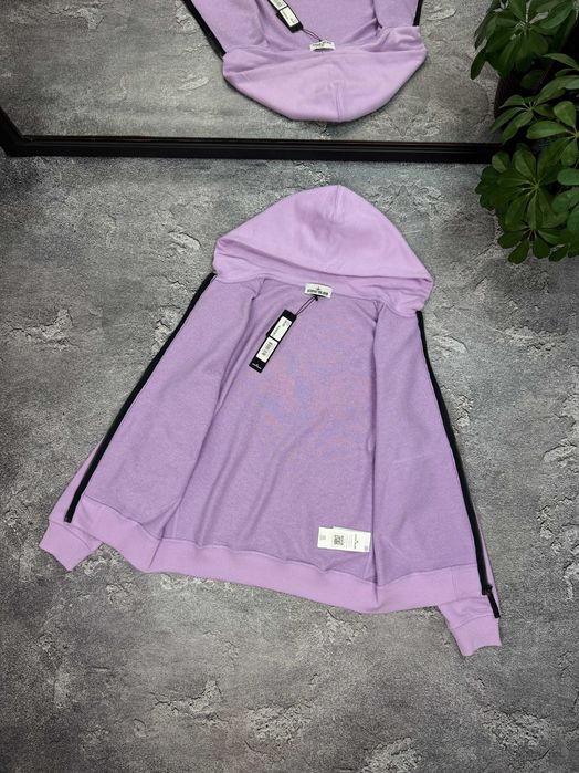 Зіп-худі STONE ISLAND ліловий / зип-худи стон айленд лиловый