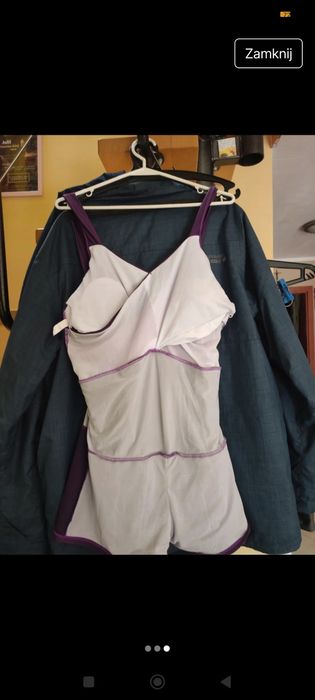 Kostium kąpielowy. Strój. Jak nowy. Z szortami. Maskujący kobiecy