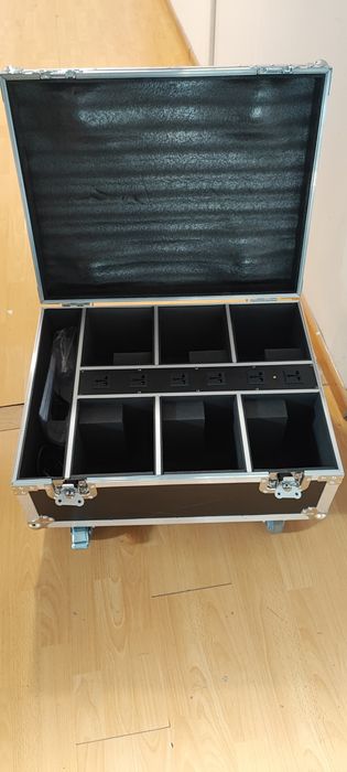 6 Parled 6x18w bateria com case carregador