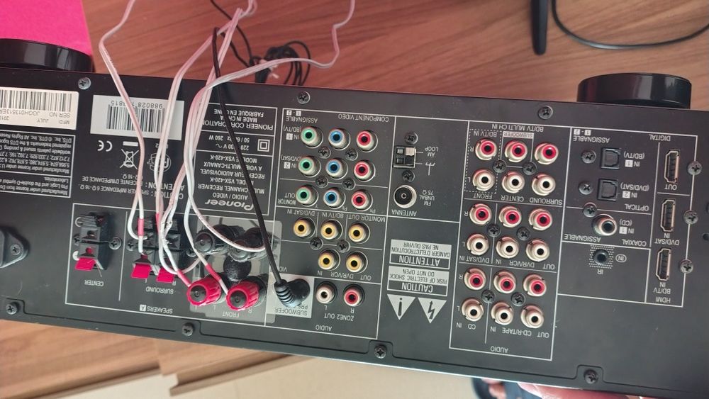 Sistema home cinema Pioneer vsx 420