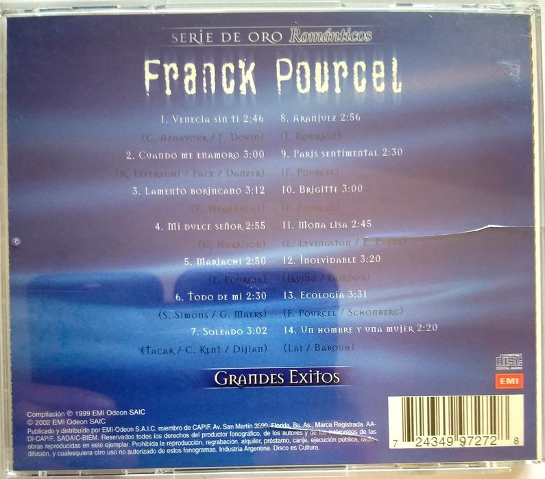 Franck Pourcel Grades Exitos 1999r