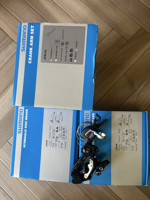 Shimano hamulce, korba, przerzutka