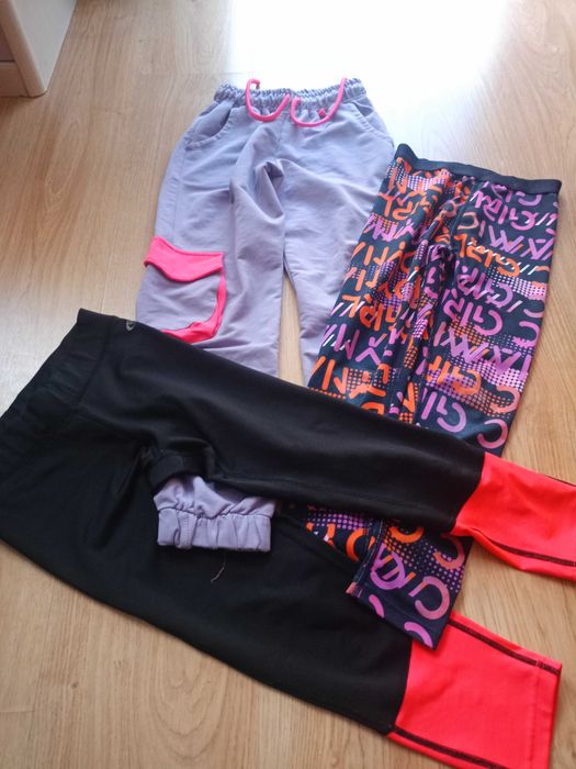 Duży zestaw sportowy na 7-8 lat (Adidas, 4f) kurtka, czapka, bluzy