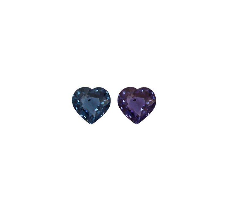 Espinela azul-violeta lacrada–certificada ICA GemLab–mudança de cor.