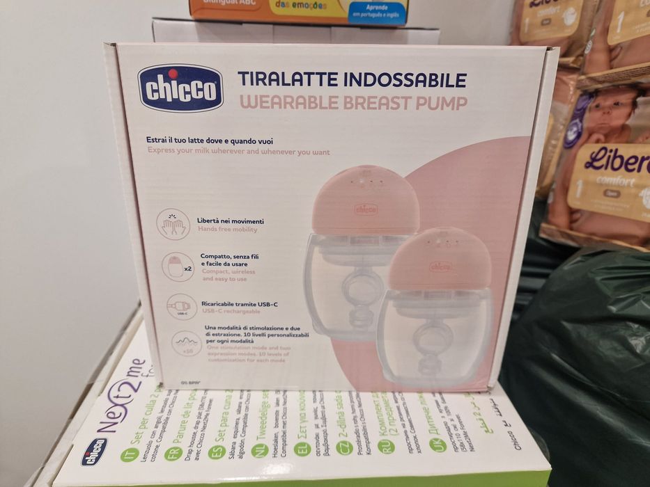 Bomba tira leite portátil chicco NOVO