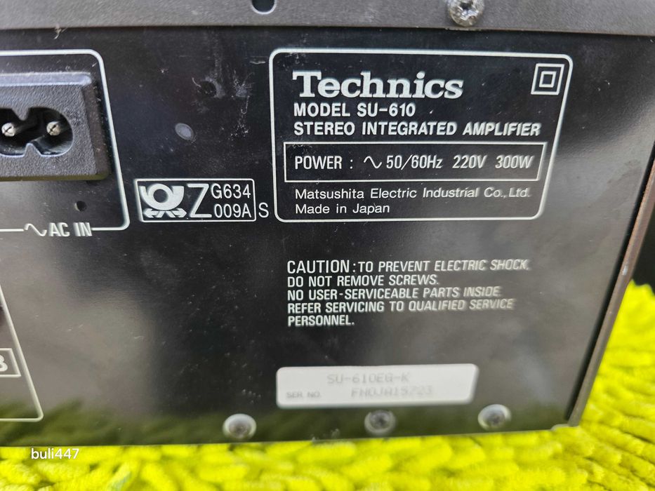 wzmacniacz technics su610 stereo
