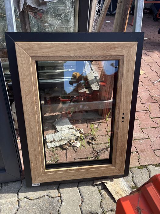 Okno 80x60 poekspozycyjne 5szt rozwierno uchylne 3 szyby