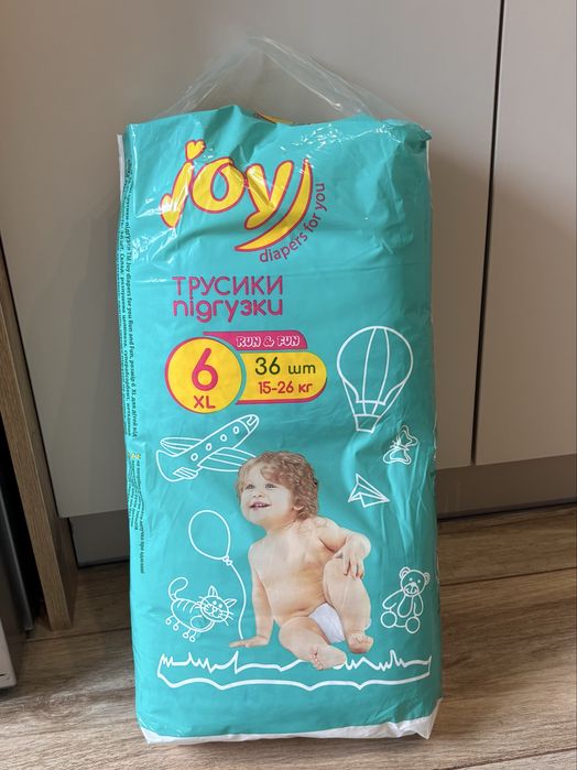 Підгузки-трусики Joy 6