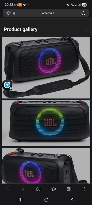 JBL partybox on the go