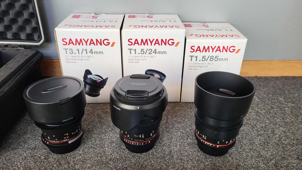 Objetivas Samyang DSLR 14/24/85mm