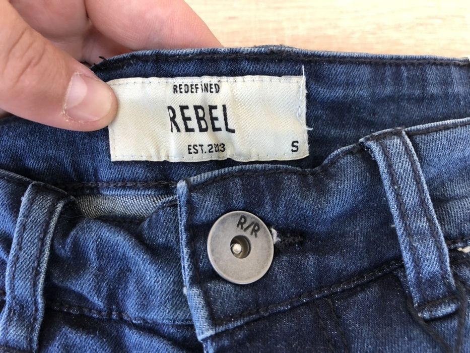 Мужские рваные Джинсовые Шорты Rebel S шорти джисові