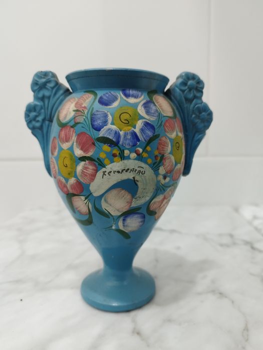 Pote/ânfora pintada a mão