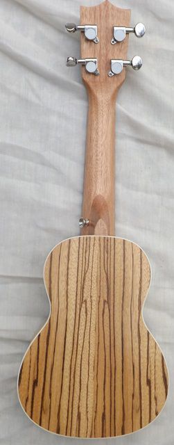 Ukulele soprano madeira de zebrano