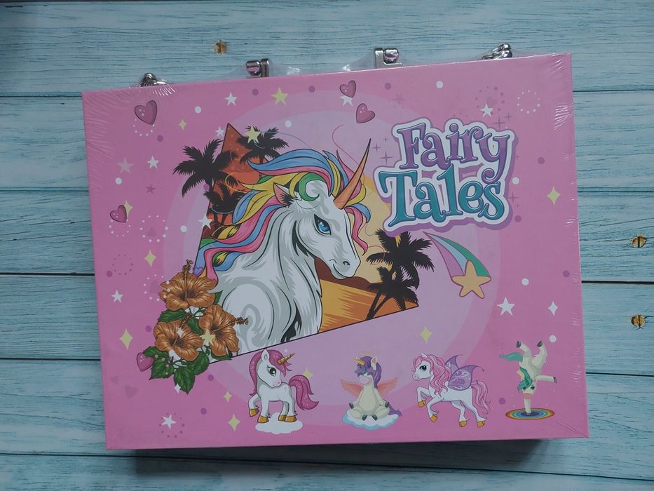 Набір малювання у валізі_набор в чемодане для рисования_единорог_творч