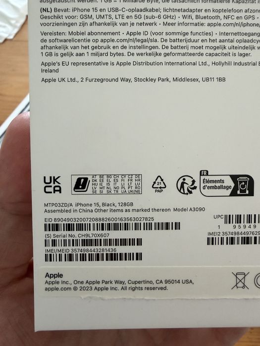 Iphone 15 bateria 87%