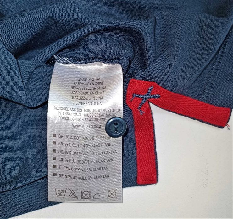 Bezrękawnik polo MUSTO Team Great Britain rozmiar 12/40