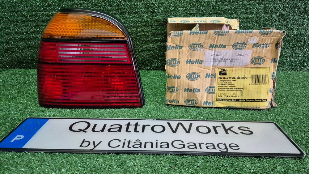 Farolim Traseiro Direito Volkswagen Golf III 1991 a 1998 Ref. 9EL139137.061 HELLA NOVO
