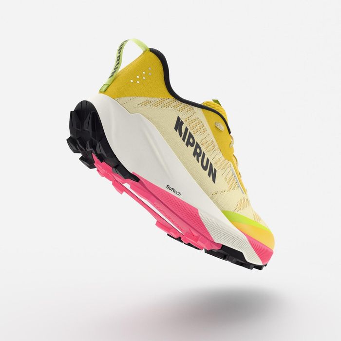 Sapatilhas de Trail Running Homem Kipsummit Amarelo