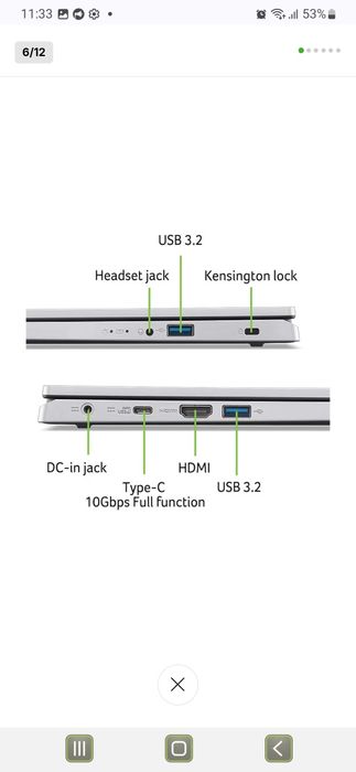 Ноутбук Acer Aspire 3 A315-24P (NX.KDEEU.012) Pure Silver