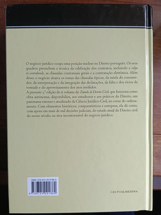 Livro Tratado geral do direito civil II