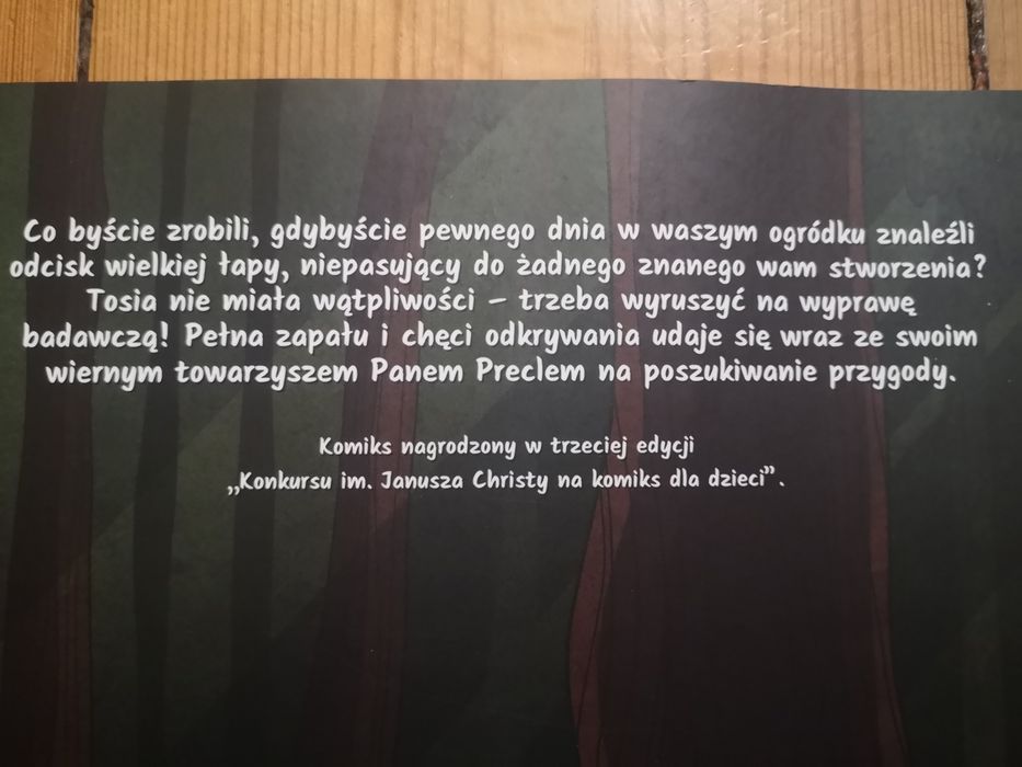 Komiks pt Oto Tosia w poszukiwaniu Pietrostwora