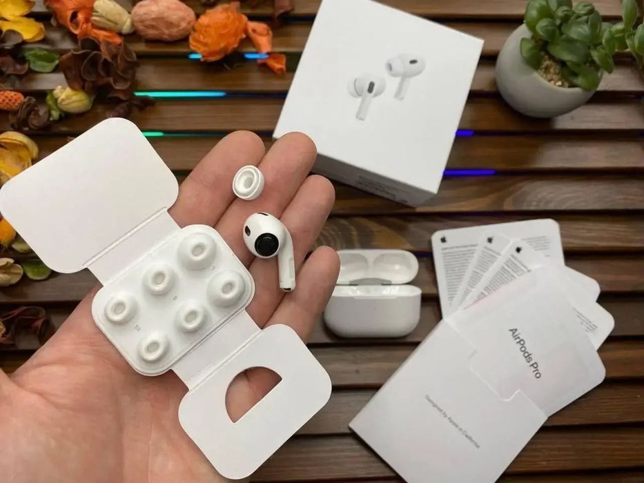 !! ПРЕМІУМ !! Apple AirPods Pro 2 1:1 / Шумопоглинання / Мікрофон