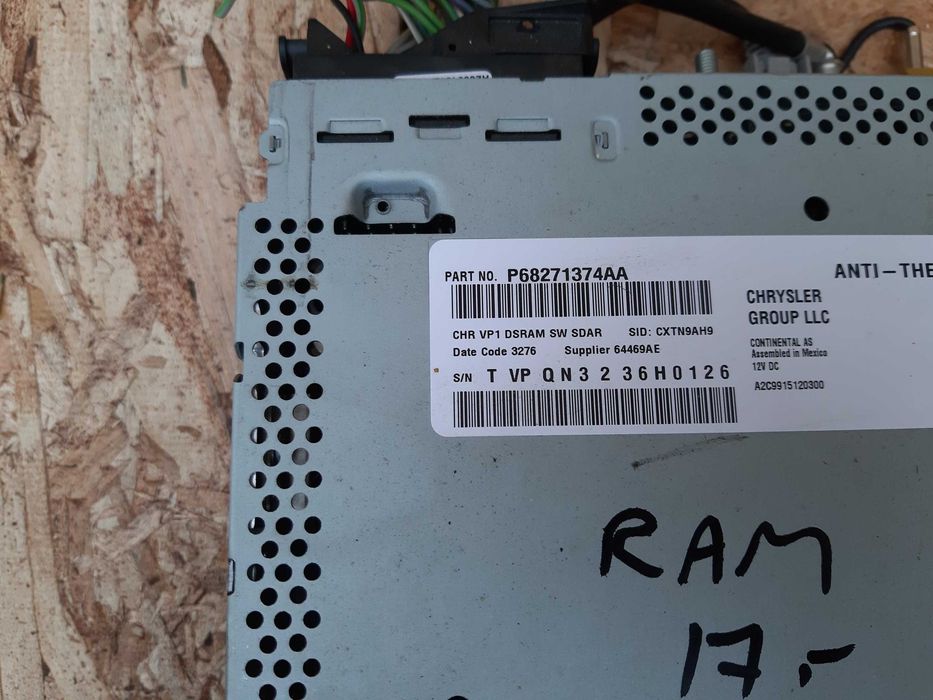 Radio Dodge Ram 2017r