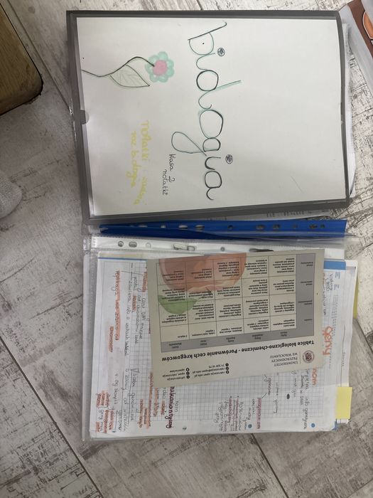notatki i zadania biologia rozszerzona