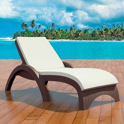 Акция Шезлонг 860 Fiji ротанг  SIESTA, Садовая мебель, терасні меблі