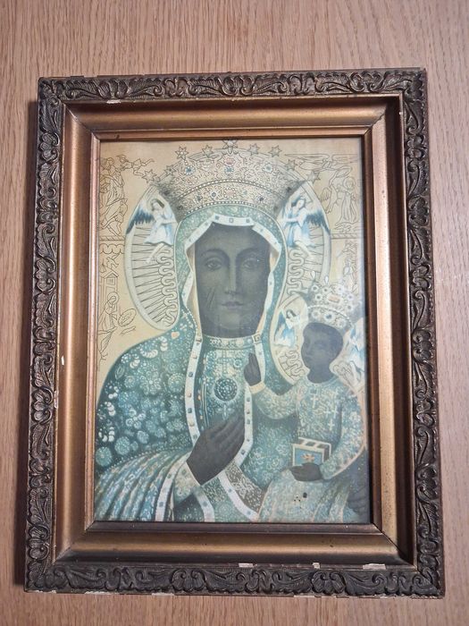 Stary obraz Matki Boskiej Częstochowskiej