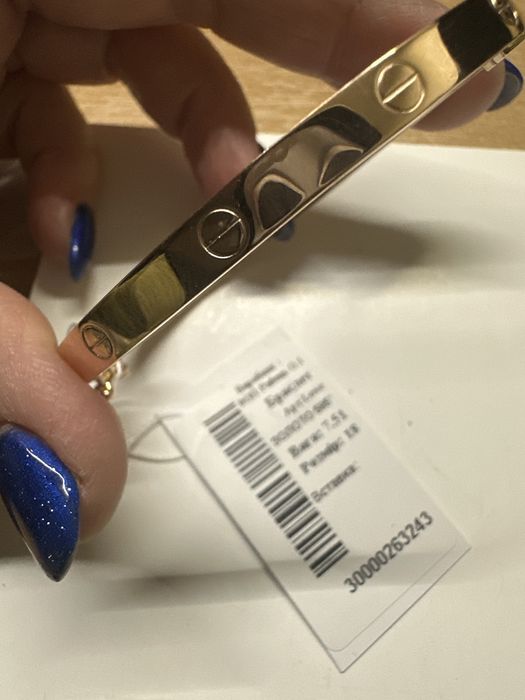 Браслет Cartier Love від 7.51 г - золото 585 проба