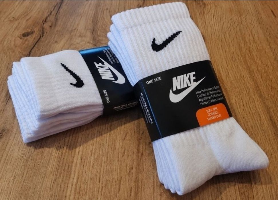 Skarpety bawełniane długie long Nike 36-40 41-45 męskie damskie dziecięce