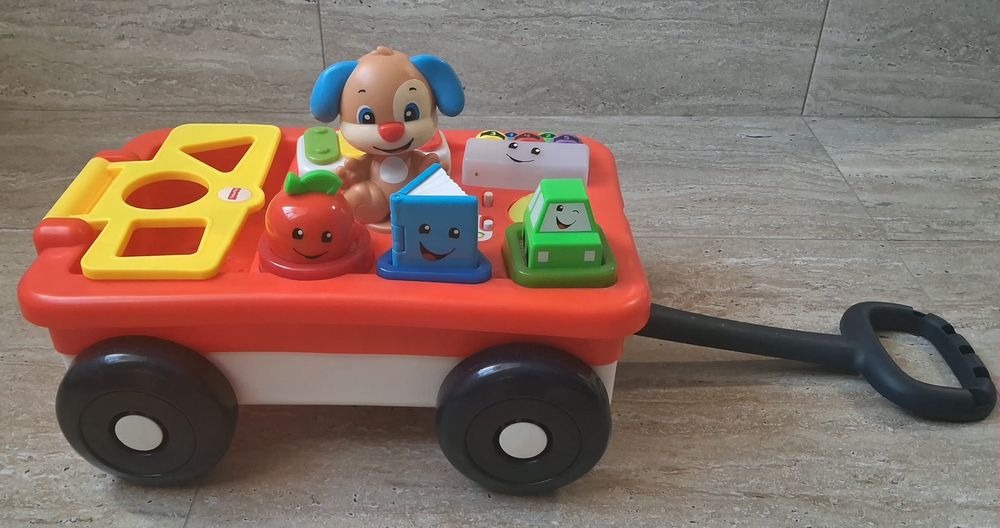 Edukacyjny Wózek Szczeniaczka Fisher Price