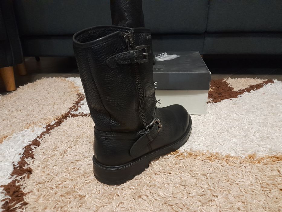 Шкіряні ботінки сапоги Geox Respira gore-tex